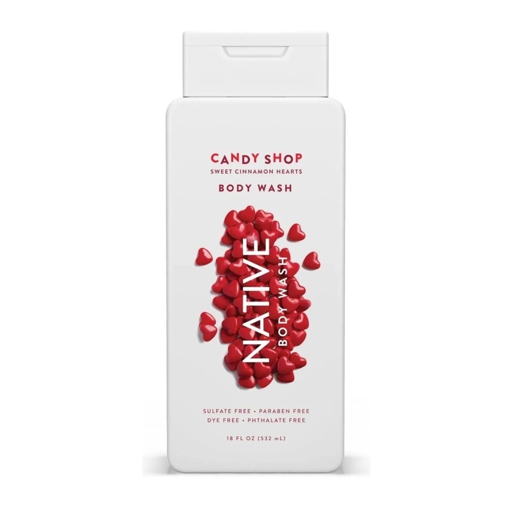 Native | Limited Edition Sweet Cinnamon Hearts Body Wash, 2x